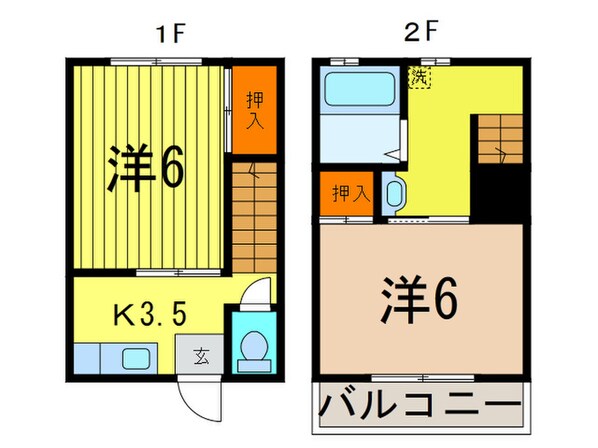 宮田グリ－ンハイツの物件間取画像